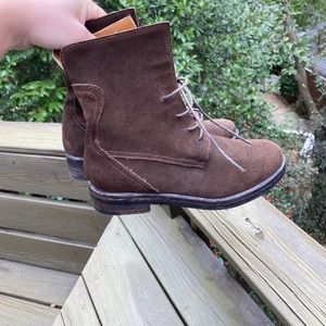 Gidigio Leather Made in Italy Combat Lace Boots